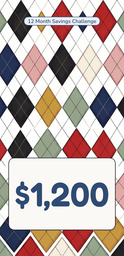 Argyle look cover card